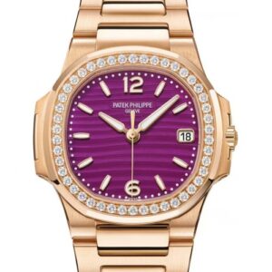 Patek Philippe Nautilus 7010-1R-013 GR Factory Purple Dial Replica Watch - Best Quality Replica Watches UK Swiss Watch Brands 1:1 Replica Fake Watch