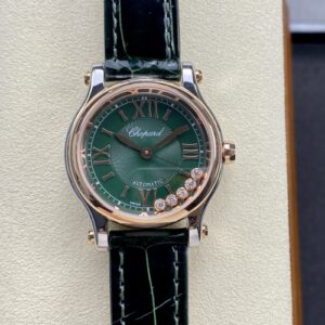 Chopard HAPPY SPORT 278573-6032 YF Factory Green Dial Replica Watch - Best Quality Replica Watches UK Swiss Watch Brands 1:1 Replica Fake Watch