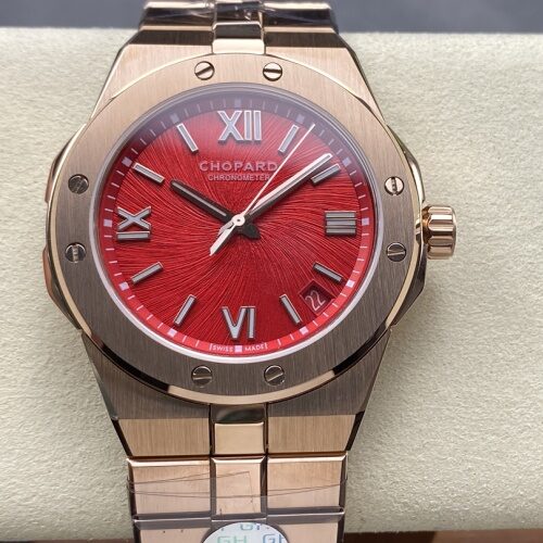 Chopard Snow Mountain Pride 295363-5014 GH Factory Red Dial Replica Watch - Best Quality Replica Watches UK Swiss Watch Brands 1:1 Replica Fake Watch