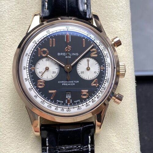 Breitling Premier AB0118A21B1X1 BLS factory leather strap Replica Watch - Best Quality Replica Watches UK Swiss Watch Brands 1:1 Replica Fake Watch