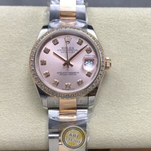 Rolex Datejust M278381RBR-0023 AR Factory Rose Gold Hands Replica Watch - Best Quality Replica Watches UK Swiss Watch Brands 1:1 Replica Fake Watch