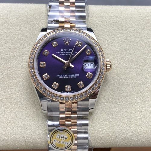 Rolex Datejust M279381RBR-0015 AR Factory Diamond Bezel Replica Watch - Best Quality Replica Watches UK Swiss Watch Brands 1:1 Replica Fake Watch