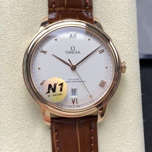 Omega De Ville 434.53.40.20.02.001 N1 factory rose gold case Replica Watch - Best Quality Replica Watches UK Swiss Watch Brands 1:1 Replica Fake Watch