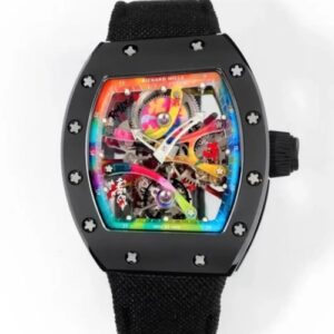 Richard Miller RM68-01KONGO RM factory black strap Replica Watch - Best Quality Replica Watches UK Swiss Watch Brands 1:1 Replica Fake Watch