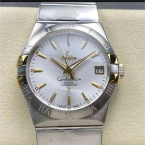 Omega Constellation 123.20.35.20.02.004 M+ Factory Stainless Steel Bezel Replica Watch - Best Quality Replica Watches UK Swiss Watch Brands 1:1 Replica Fake Watch