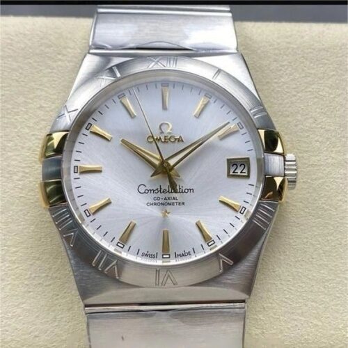 Omega Constellation 123.20.35.20.02.004 M+ Factory Stainless Steel Bezel Replica Watch - Best Quality Replica Watches UK Swiss Watch Brands 1:1 Replica Fake Watch