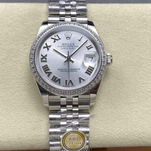 Rolex Datejust M126284RBR-0021 AR Factory Solid Case Back Replica Watch - Best Quality Replica Watches UK Swiss Watch Brands 1:1 Replica Fake Watch