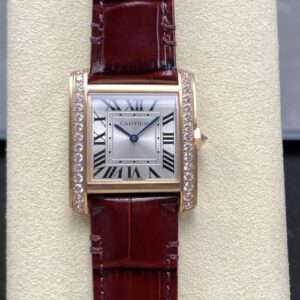 Cartier Tank WJTA0050 8848 Factory Diamond Case Replica Watch - Best Quality Replica Watches UK Swiss Watch Brands 1:1 Replica Fake Watch