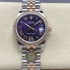 Rolex Datejust M278381RBR-0020 AR Factory Purple Dial Replica Watch - Best Quality Replica Watches UK Swiss Watch Brands 1:1 Replica Fake Watch
