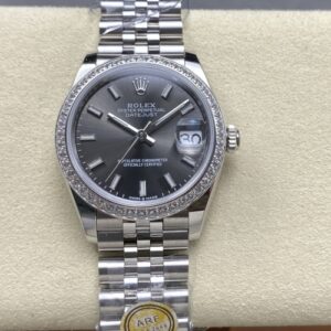 Rolex Datejust M278384rbr-0020 AR factory dark gray dial Replica Watch - Best Quality Replica Watches UK Swiss Watch Brands 1:1 Replica Fake Watch