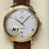 Omega De Ville 434.53.40.20.02.002 N1 factory crocodile leather strap Replica Watch - Best Quality Replica Watches UK Swiss Watch Brands 1:1 Replica Fake Watch