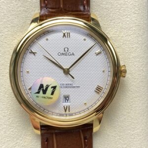 Omega De Ville 434.53.40.20.02.002 N1 factory crocodile leather strap Replica Watch - Best Quality Replica Watches UK Swiss Watch Brands 1:1 Replica Fake Watch