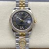 Rolex Datejust M278383RBR-0018 AR Factory Folding Crown Clasp Replica Watch - Best Quality Replica Watches UK Swiss Watch Brands 1:1 Replica Fake Watch