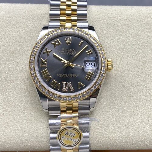 Rolex Datejust M278383RBR-0018 AR Factory Folding Crown Clasp Replica Watch - Best Quality Replica Watches UK Swiss Watch Brands 1:1 Replica Fake Watch