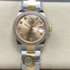 Rolex Datejust M278383RBR-0025 AR Factory Diamond Dial Replica Watch - Best Quality Replica Watches UK Swiss Watch Brands 1:1 Replica Fake Watch