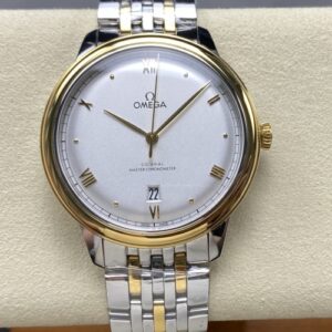 Omega De Ville 424.20.40.20.02.005 N1 factory white dial Replica Watch - Best Quality Replica Watches UK Swiss Watch Brands 1:1 Replica Fake Watch