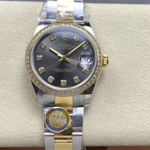 Rolex Datejust M278383RBR-0021 AR Factory Dark Gray Dial Replica Watch - Best Quality Replica Watches UK Swiss Watch Brands 1:1 Replica Fake Watch