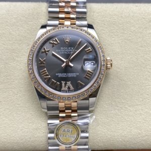 Rolex Datejust M278381RBR-0030 AR Factory Oystersteel Case Replica Watch - Best Quality Replica Watches UK Swiss Watch Brands 1:1 Replica Fake Watch