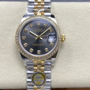 Rolex Datejust M278383RBR-0022 AR Factory Diamond Hour Markers Replica Watch - Best Quality Replica Watches UK Swiss Watch Brands 1:1 Replica Fake Watch