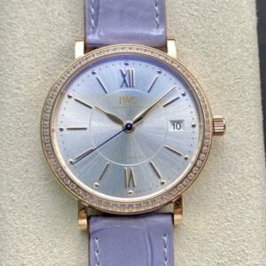 IWC Portofino IW458107 V7 factory rose gold crown Replica Watch - Best Quality Replica Watches UK Swiss Watch Brands 1:1 Replica Fake Watch