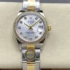 Rolex Datejust M278383RBR-0019 AR Factory Two-color Strap Replica Watch - Best Quality Replica Watches UK Swiss Watch Brands 1:1 Replica Fake Watch