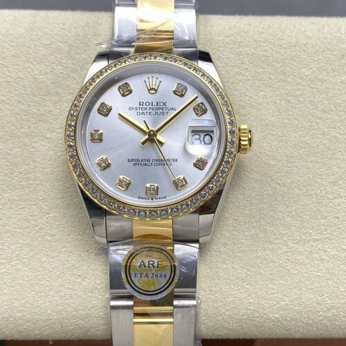 Rolex Datejust M278383RBR-0019 AR Factory Two-color Strap Replica Watch - Best Quality Replica Watches UK Swiss Watch Brands 1:1 Replica Fake Watch