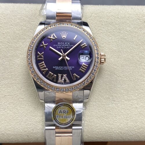 Rolex Datejust M278381RBR-0019 AR Factory Roman Numerals Replica Watch - Best Quality Replica Watches UK Swiss Watch Brands 1:1 Replica Fake Watch