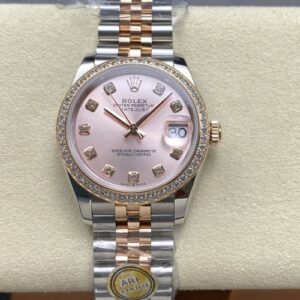 Rolex Datejust M278381RBR-0024 AR Factory Diamond Hour Markers Replica Watch - Best Quality Replica Watches UK Swiss Watch Brands 1:1 Replica Fake Watch