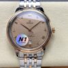 Omega De Ville 424.20.40.20.08.002 N1 factory gold color bezel Replica Watch - Best Quality Replica Watches UK Swiss Watch Brands 1:1 Replica Fake Watch