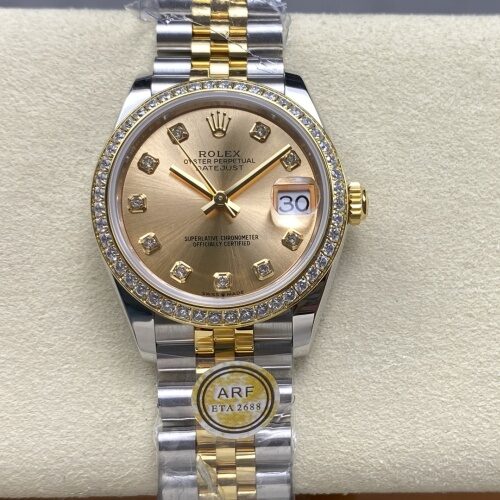 Rolex Datejust M278383RBR-0026 AR Factory Waterproof Crown Replica Watch - Best Quality Replica Watches UK Swiss Watch Brands 1:1 Replica Fake Watch