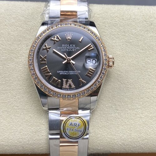 Rolex Datejust M278381RBR-0029 AR Factory Blue Crystal Watch Mirror Replica Watch - Best Quality Replica Watches UK Swiss Watch Brands 1:1 Replica Fake Watch