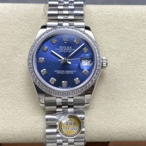 Rolex Datejust M126284RBR-0029 AR Factory Blue Dial Replica Watch - Best Quality Replica Watches UK Swiss Watch Brands 1:1 Replica Fake Watch
