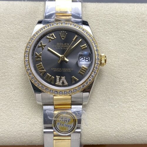 Rolex Datejust M278383RBR-0017 AR Factory Diamond Hour Marker Replica Watch - Best Quality Replica Watches UK Swiss Watch Brands 1:1 Replica Fake Watch