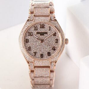 Patek Philippe TWENTY~4 7300-1450R-001 SJ Factory Diamond Crown Replica Watch - Best Quality Replica Watches UK Swiss Watch Brands 1:1 Replica Fake Watch