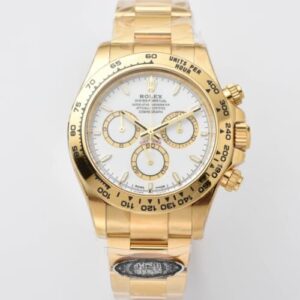 Rolex Daytona M126508-0001 Clean factory gold color bezel Replica Watch - Best Quality Replica Watches UK Swiss Watch Brands 1:1 Replica Fake Watch