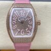 Franck Muller LADIES'COLLECTION V 32 SC AT FO D CD ABF factory diamond dial Replica Watch - Best Quality Replica Watches UK Swiss Watch Brands 1:1 Replica Fake Watch
