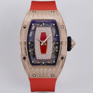 Richard Miller Ladies RM07-01 ZF Factory Rubber Strap Replica Watch - Best Quality Replica Watches UK Swiss Watch Brands 1:1 Replica Fake Watch