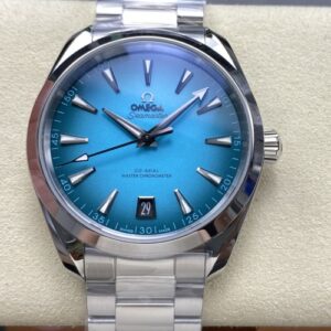 Omega Seamaster 220.10.41.21.03.006 VS Factory Turquoise Replica Watch - Best Quality Replica Watches UK Swiss Watch Brands 1:1 Replica Fake Watch