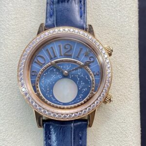 Jaeger-LeCoultre Rendez Vous 3522480 CC Factory Blue Dial Replica Watch - Best Quality Replica Watches UK Swiss Watch Brands 1:1 Replica Fake Watch