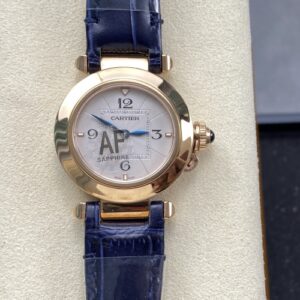 Cartier Pasha WGPA0027 AF Factory Silver-white Dial Replica Watch - Best Quality Replica Watches UK Swiss Watch Brands 1:1 Replica Fake Watch