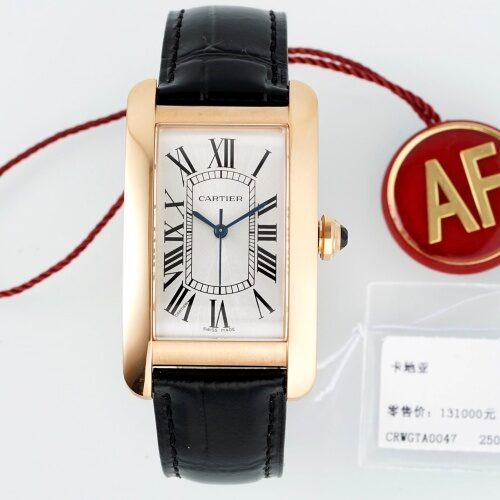 Cartier Tank WGTA0134 AF Factory Silver Dial Replica Watch - Best Quality Replica Watches UK Swiss Watch Brands 1:1 Replica Fake Watch