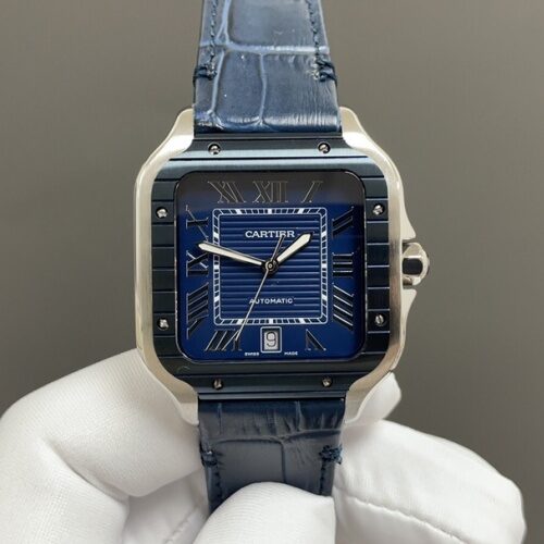 Cartier Santos WSSA0048 THB factory stainless steel case Replica Watch - Best Quality Replica Watches UK Swiss Watch Brands 1:1 Replica Fake Watch