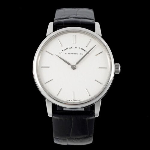 Lange SAXONIA 201.027-LS2013AM F8 factory V3 White Dial Replica Watch - Best Quality Replica Watches UK Swiss Watch Brands 1:1 Replica Fake Watch
