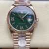 Rolex Day-Date M128235-0069 8+ Factory Green Dial Replica Watch - Best Quality Replica Watches UK Swiss Watch Brands 1:1 Replica Fake Watch