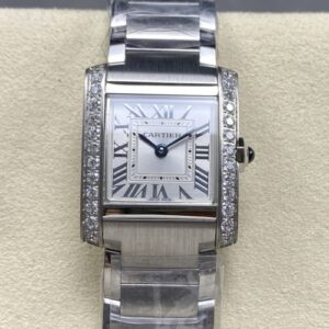Cartier Tank W4TA0020 8848 Factory Sapphire Crystal Watch Mirror Replica Watch - Best Quality Replica Watches UK Swiss Watch Brands 1:1 Replica Fake Watch