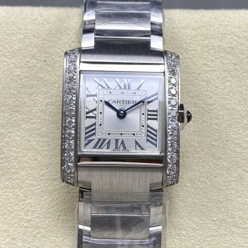 Cartier Tank W4TA0020 8848 Factory Sapphire Crystal Watch Mirror Replica Watch - Best Quality Replica Watches UK Swiss Watch Brands 1:1 Replica Fake Watch