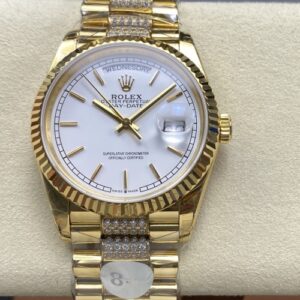 Rolex Day-Date M128238-0082 8+ Factory Day Display Replica Watch - Best Quality Replica Watches UK Swiss Watch Brands 1:1 Replica Fake Watch