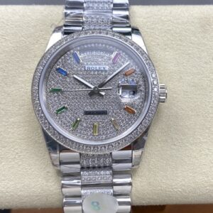 Rolex Day-Date M128349RBR-0012 8+ Factory Date Display Replica Watch - Best Quality Replica Watches UK Swiss Watch Brands 1:1 Replica Fake Watch
