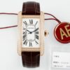 Cartier Tank WB704851 AF Factory Alligator Leather Strap Replica Watch - Best Quality Replica Watches UK Swiss Watch Brands 1:1 Replica Fake Watch