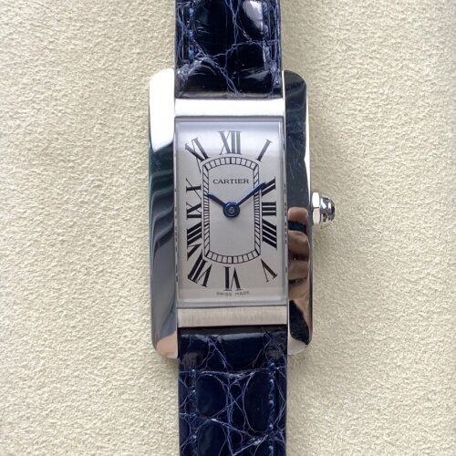 Cartier Tank WSTA0083 8848 Factory Roman Numerals Replica Watch - Best Quality Replica Watches UK Swiss Watch Brands 1:1 Replica Fake Watch